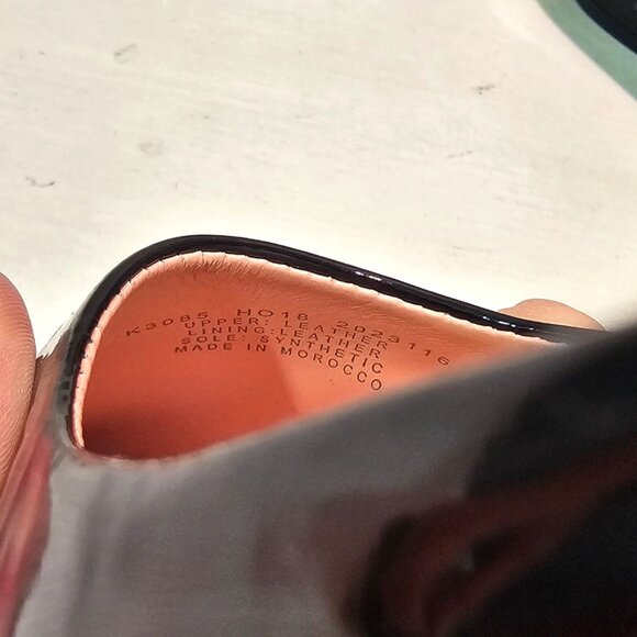 J.Crew Women Sz 11 Black Patent Leather Pointy Toe Flats Classy Chic Dressy Shoe - Picture 10 of 12